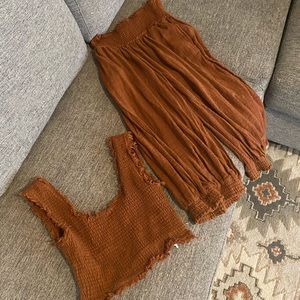 🔆 Free people top/pant set 🔆